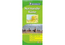 Francie: Pobřeží Normandie (č. 117) mapa